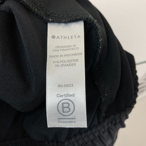 Athleta Metropolis Jogger Pant Petite Size 10P Black High Rise Tapered Pant - Picture 10 of 11